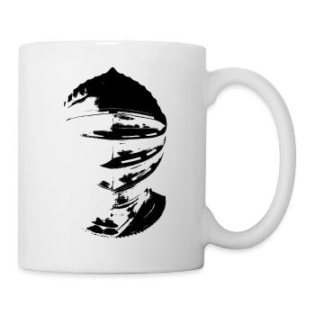 Ritterhelm - Tasse - Weiß - Rechts