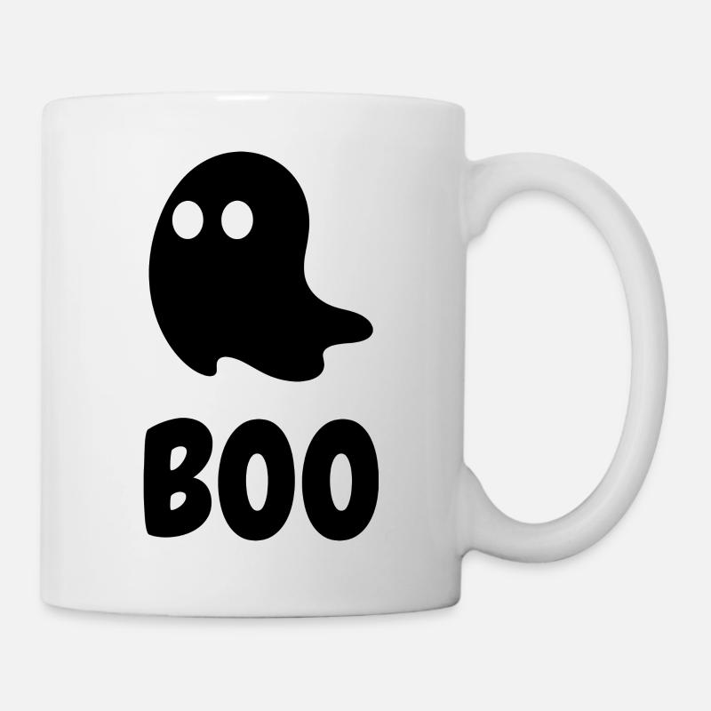 BOO | Spooky Ghost | Halloween Shirt - Mug - white
