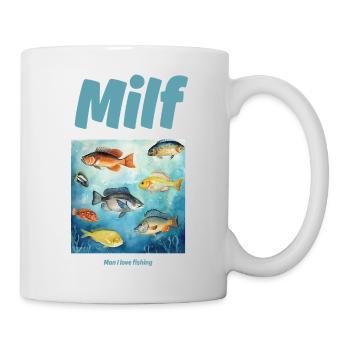  Man I love fishing - Tasse - Weiß - Rechts
