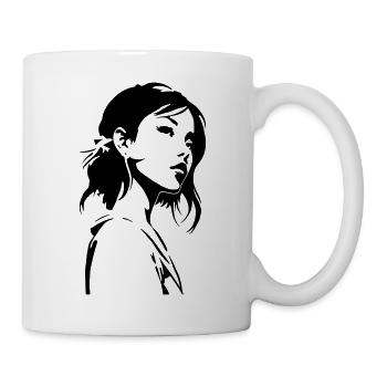 Grâce cendrée - Mug blanc - blanc - Droite