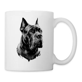 Majestic Cane Corso Dog Portrait - Mug - white - Right