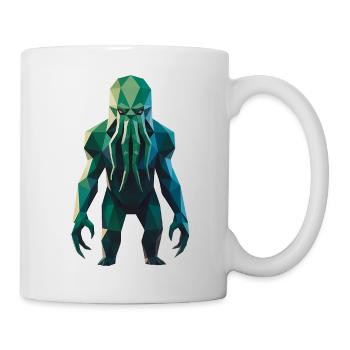 C'thulhu - Cooles Lovecraft Logo - Tasse - Weiß - Rechts