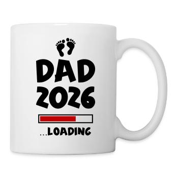 Dad 2026 Loading Papa Baby - Mug - white - Right