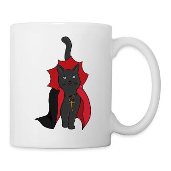 Black Cat Vampire - Mug - white - Right