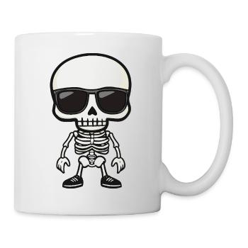 Zombie Halloween Skeleton - Mug - white - Right