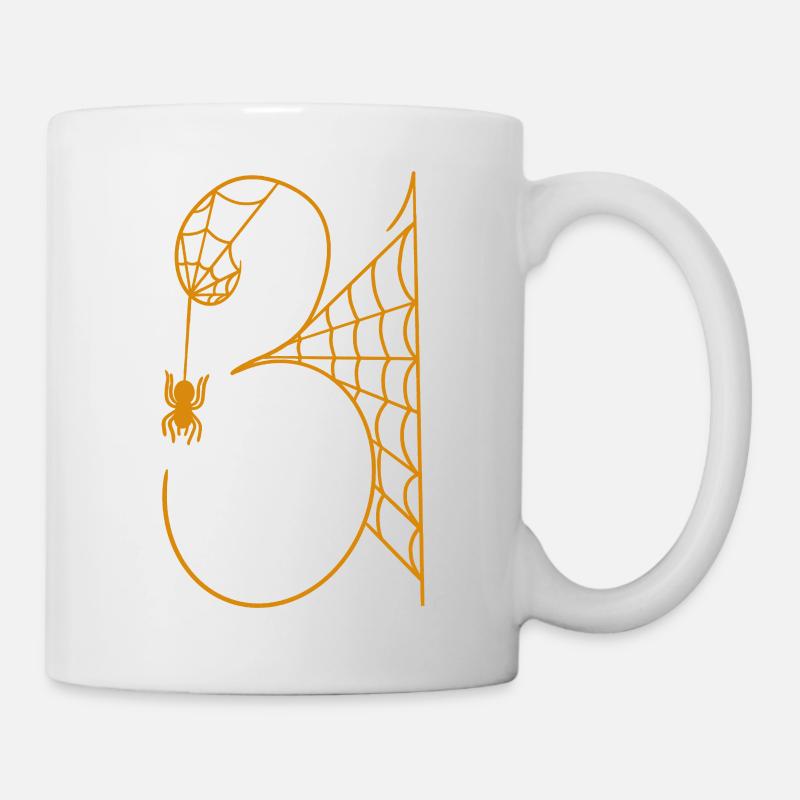 Jour d’Halloween 31 Toiles d’araignée - Mug blanc - blanc