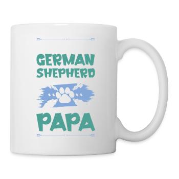 german shepherd dogs dad - Mug - white - Right