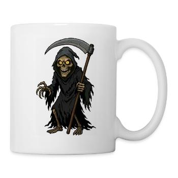 The Grim Reaper with Scythe - Mug - white - Right