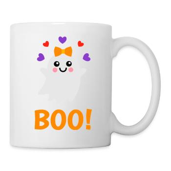 Cute Halloween Ghost Boo Costume - Mug - white - Right