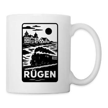 Rügen Insel Urlaub Erholung - Tasse - Weiß - Rechts