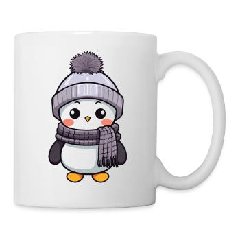 Penguin Winter Animal Baby Comic - Mug - white - Right