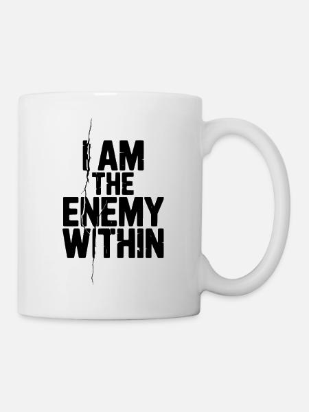 Ich bin der innere Feind - Tasse - Weiß