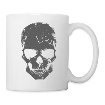 Skull Grey - Mug - white - Right