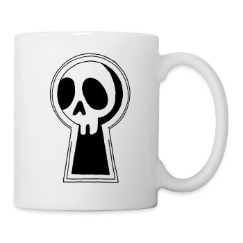 The Black Death is watching us - Mug - white - Right