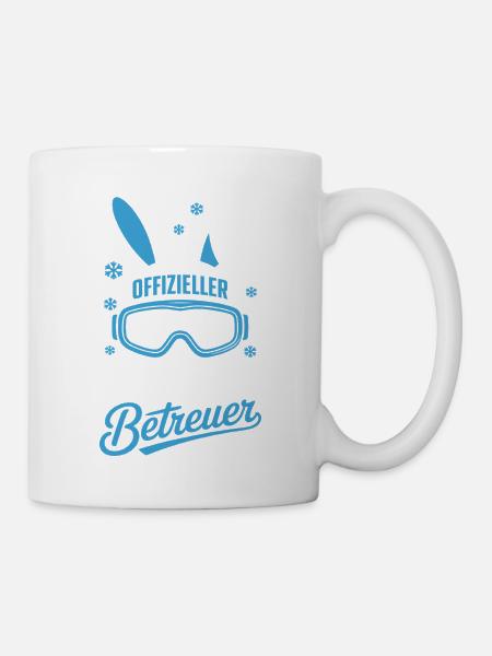 Offizieller Skihasen Betreuer - Tasse - Weiß