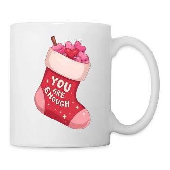 Anime Christmas Stocking You Are Enough - Tasse - Weiß - Rechts