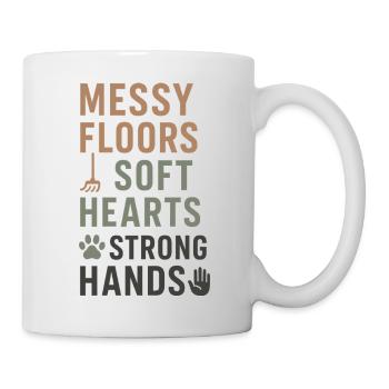 Employé de refuge, bénévole pour le sauvetage des animaux - Mug blanc - blanc - Droite