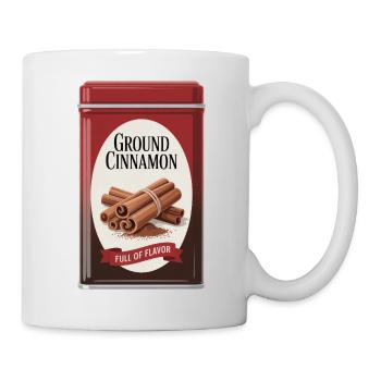 Ground Cinnamon Zimt Full Of Flavor - Tasse - Weiß - Rechts