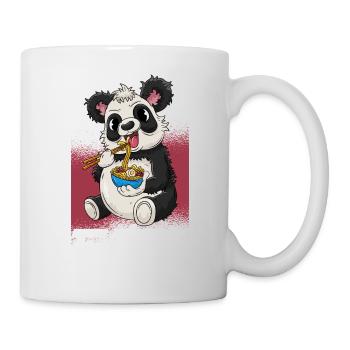 Panda Ramen Japanisch Essen - Tasse - Weiß - Rechts