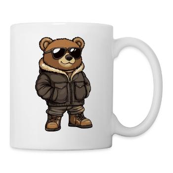 Bear Cool Winter - Mug - white - Right