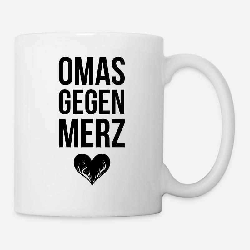 OMAS GEGEN MERZ - Tasse - Weiß