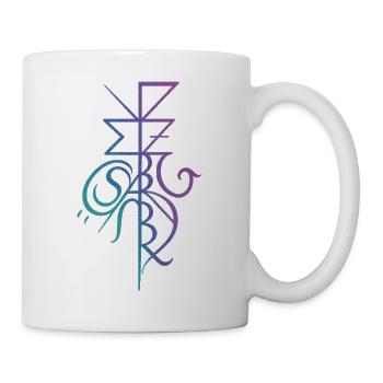Gradient sigil for cleaning & protection - Mug - white - Right