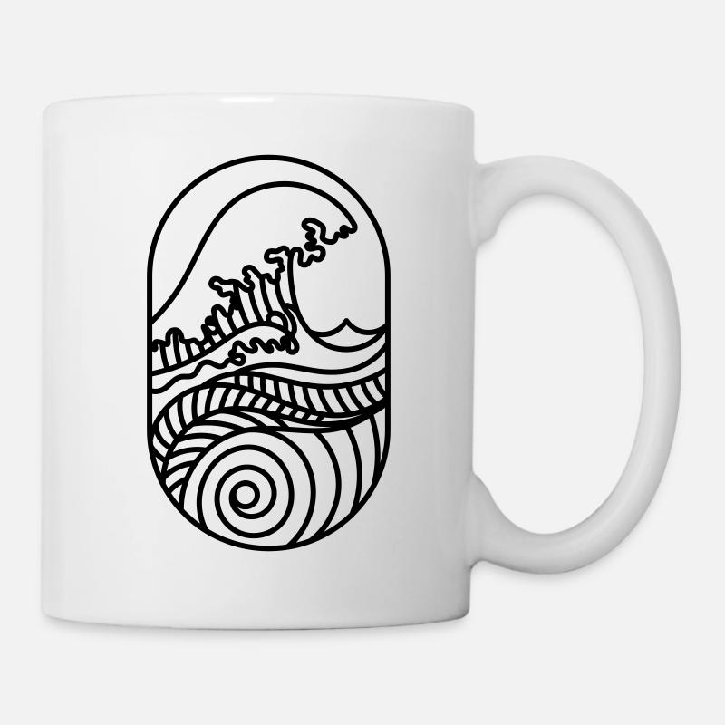 Your New Wave – Coast, Sun & Surf Vibes - Mug - white