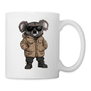 Koala Cool Winter - Tasse - Weiß - Rechts