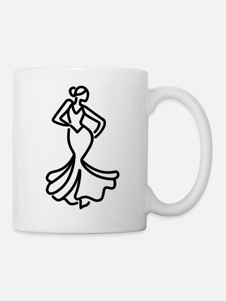 Flamenco - Tasse - Weiß