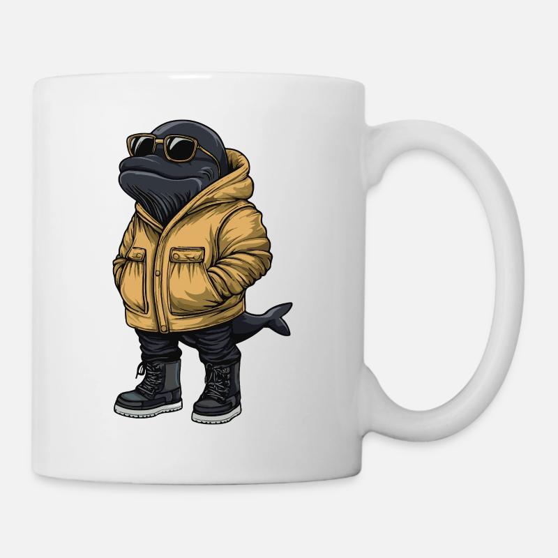 Wal Cool Winter - Tasse - Weiß