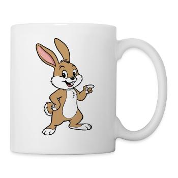 Happy Rabbit Jerry - Mug - white - Right