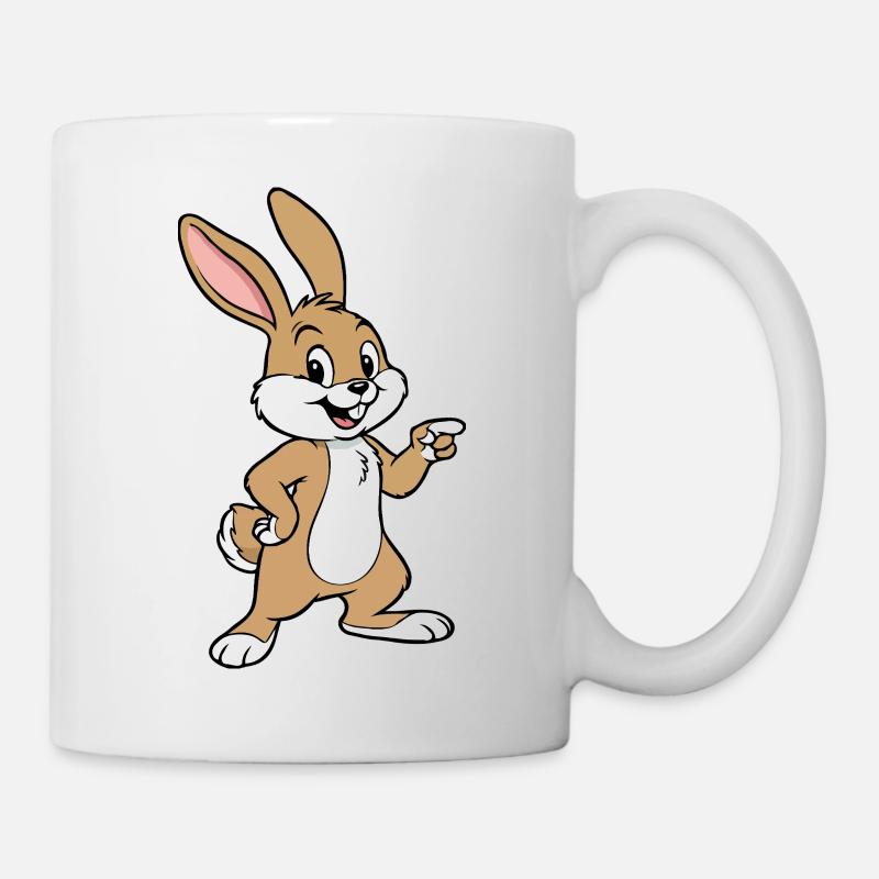 Happy Rabbit Jerry - Mug - white