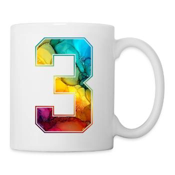 NO. 3 NUMBER 3 COLLEGE 3RD BIRTHDAY - Mug - white - Right