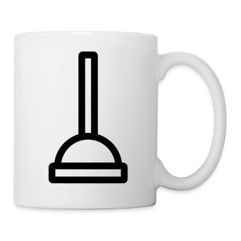 ventouse - Mug blanc - blanc - Droite