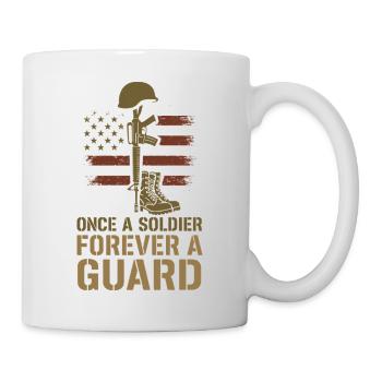 Army Veteran National Guard Veteran in - Mug - white - Right