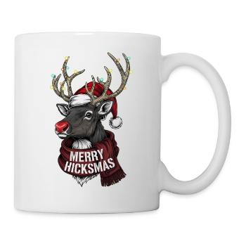 Renne de Noël Rudolph - Renne de Noël - Mug blanc - blanc - Droite