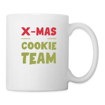 L’équipe des biscuits de Noël - Mug blanc - blanc - Droite