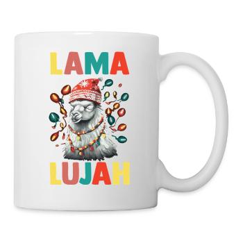 Père Noël Lama Noël Noël - Mug blanc - blanc - Droite