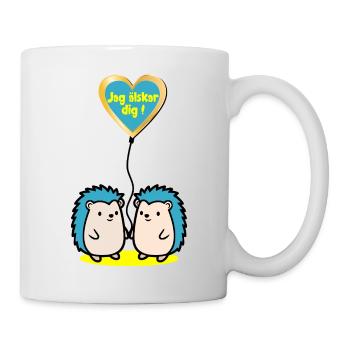 Ich liebe dich - Tasse - Weiß - Rechts
