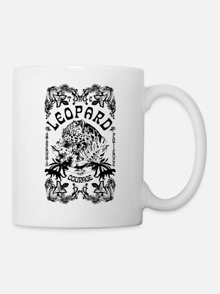 DER LEOPARD - Tasse - Weiß