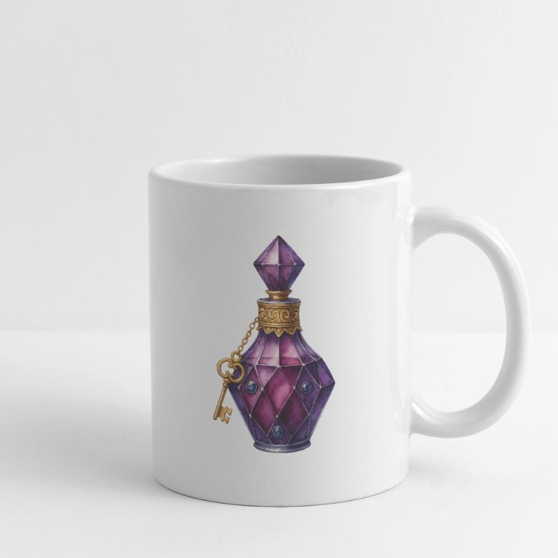Élixir de Potion Magique Fiole Joyau Potion de Sort Mug blanc