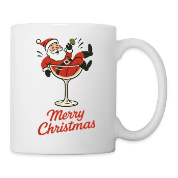 Merry Christmas Santa Claus Holiday Fun - Mug - white - Right