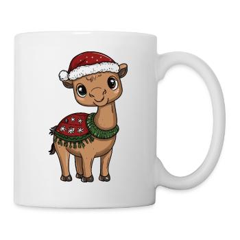 Kamel Weihnachten Xmas - Tasse - Weiß - Rechts