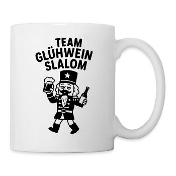 Team mulled wine slalom drunk nutcracker funny - Mug - white - Right