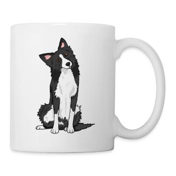 Juste lance-le Border Collie Chien Amateur d’animaux - Mug blanc - blanc - Droite