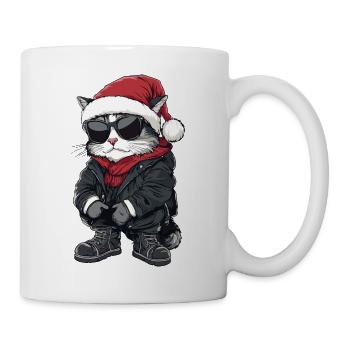 Cat Christmas Winter - Mug - white - Right