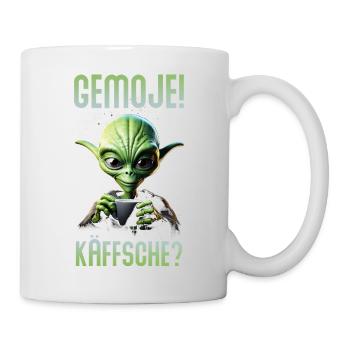 Guten Morgen Hessisch Gemoje Käffsche Kaffee - Tasse - Weiß - Rechts