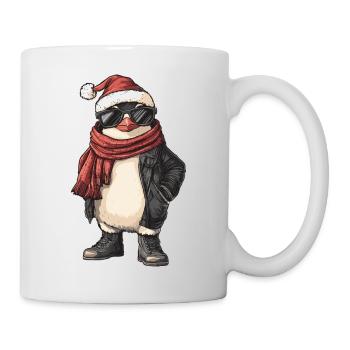 Pinguin Weihnachten Winter - Tasse - Weiß - Rechts