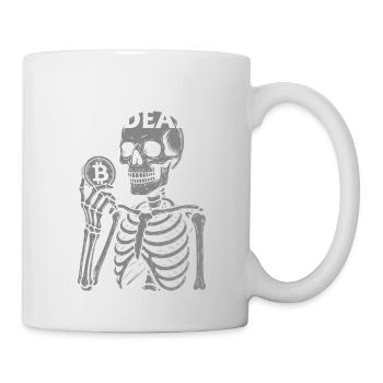 Bitcoin Is Dead Skeleton - Mug - white - Right