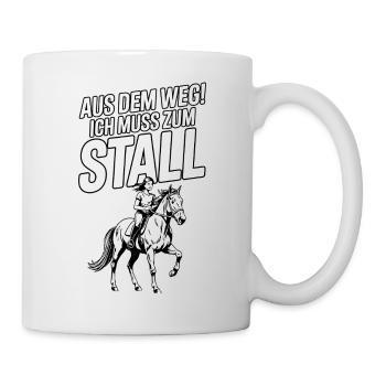 Riding, Rider, Horse, Horse owner, Equestrian sport - Mug - white - Right